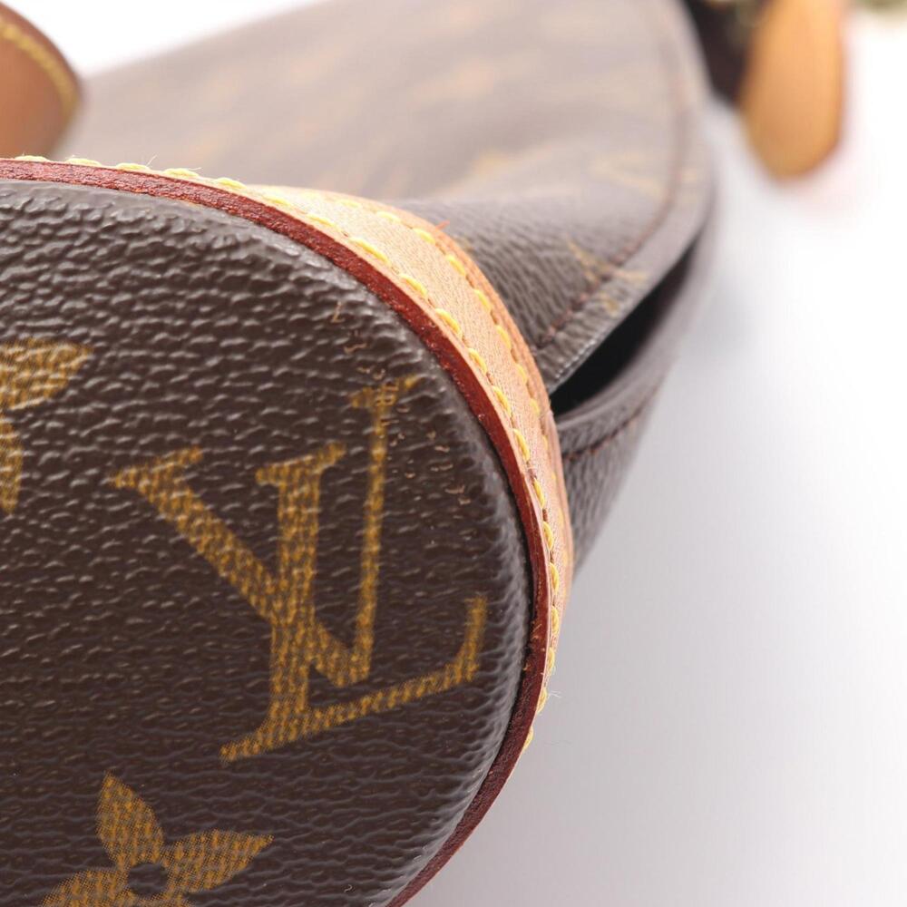 LOUIS VUITTON Brown Monogram Leather Shoulder Bag - Picture 7 of 12